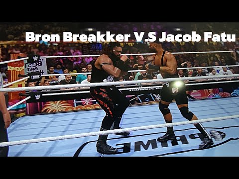 Bron Breakker V.S Jacob Fatu in a Falls Count Anywhere Match