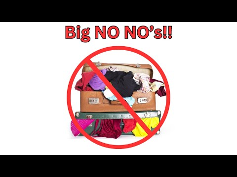 CRUISE FAILS: What NOT to Pack on Your Next Voyage