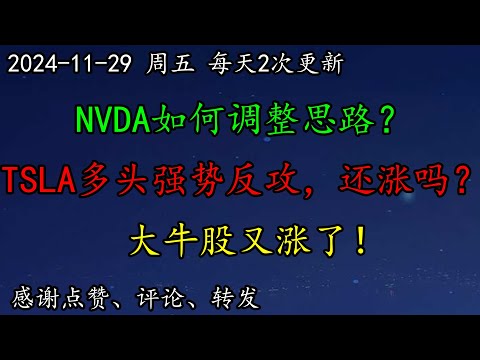 美股 华尔街这么看美股！NVDA如何调整思路？TSLA多头强势反攻，还涨吗？META当前的战略效果如何？大牛股又涨了！抄底股继续上涨！这只股抄底正当时！