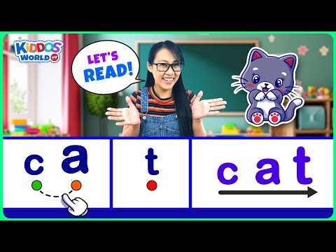 Teach Kids How to Read 3-Letter Words - Easy Way to Learn Reading for Kids with Miss V