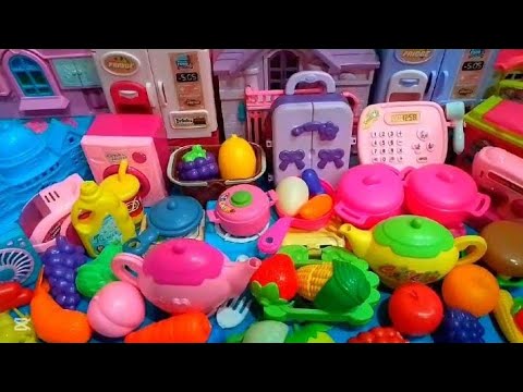 Satisfying Unboxing | Barbie doll kitchen set & toys | #asmr 💙