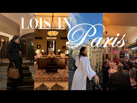 Weekend in Paris vlog | best french bistros to try, beautiful Parisian hotel, winter in paris❄️❄️!!