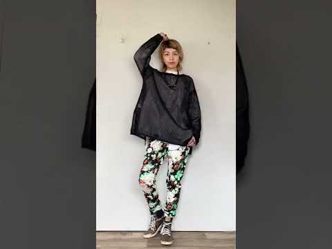 【メッシュカーデを前後逆に着てみた】今日のコーディネート｜古着コーデ｜OOTD｜Outfit Ideas｜Spring Fashion