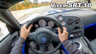 Driving The Dodge Viper SRT-10 VOI.9 Edition - Brutal 8.3L V10 Widow Maker (POV Binaural Audio)