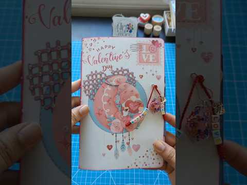 Handmade Writing Journal | Valentine Themed #artwithmore #valentinecrafts  #giftforher