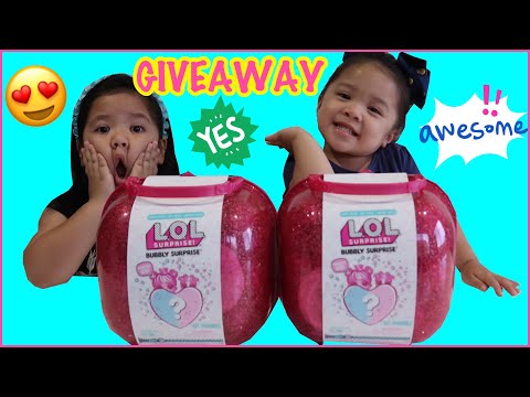 LOL SURPRISE BUBBLY SURPRISE UNBOXING + GIVEAWAY