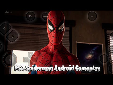 PS4 Spiderman Android Gameplay 🔥 How To Play PS4 Spiderman On Android