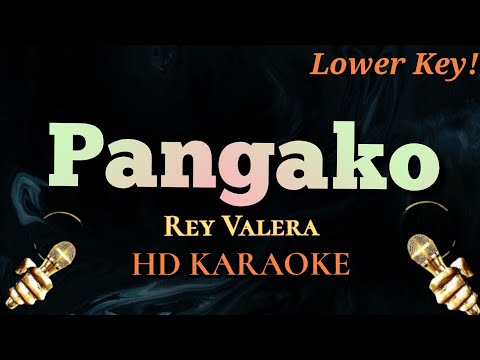 Pangako (Lower Key) - Rey Valera (HD Karaoke)