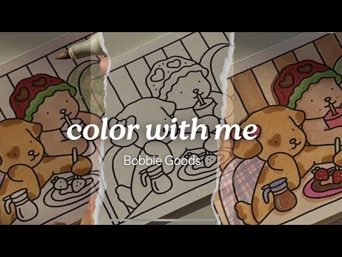 Color with me: Bobbie Goods Printables (ASMR)