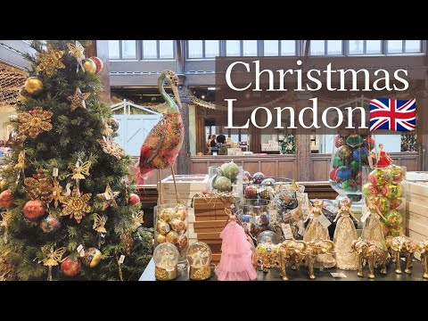 Christmas shopping in London🎄2023│Liberty Harrods Fortnum & Mason│Find your favourite ornaments