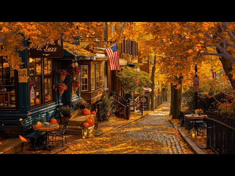 Positive Mood with Happy Morning Jazz 🍁 Cozy Autumn Ambience and Exquisite Jazz Music ✨