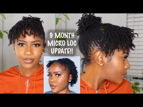 9 Month Micro Loc Update!! Do I Regret Locing My Hair? I Lost Some Loc's, Budding Stage, Slippage!!