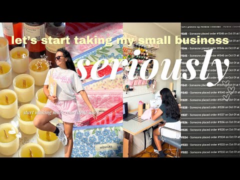 let's start taking my small business seriously // how to level up your biz to make more sales