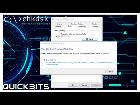 How To | Check Disk | Windows 10 | chkdsk