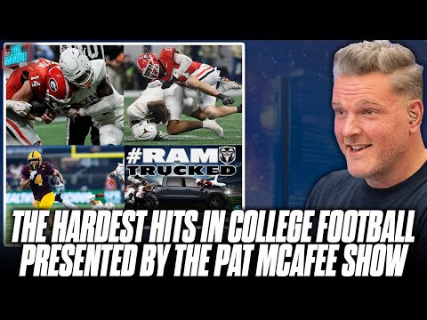 The Hardest Hits We Could Find From College Football Are MUST SEE | Ram TRUCKED