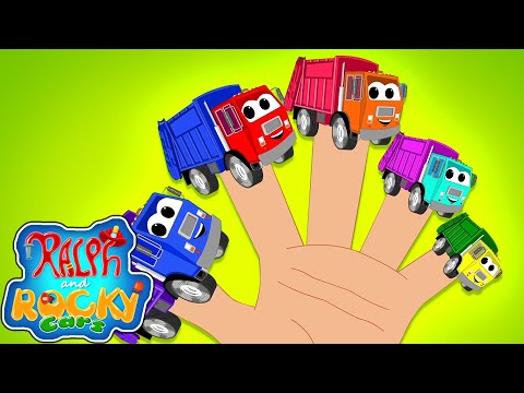 Garbage Truck Finger Family | Garbage Truck Song | Nursery Rhymes with Ralph and Rocky