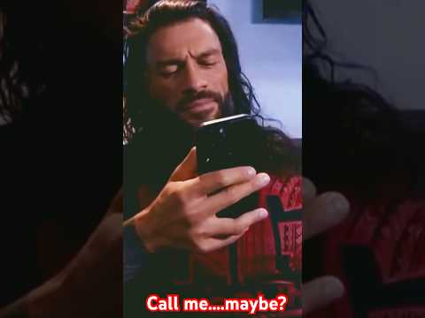 Roman Reigns calls the wiseman #romanreigns #paulheyman #wwe #shorts