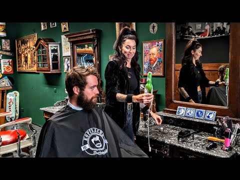 MOST Relaxing  Haircut This Guy Stop By And Get A Fresh Haircut And Calm Down By ASMR