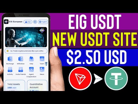 USDT Earning App, New Online Income SiteNew online USDT Earning Website, shopping mall app