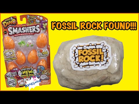 DINO SMASHERS 3 | FOSSIL ROCK FOUND!!!