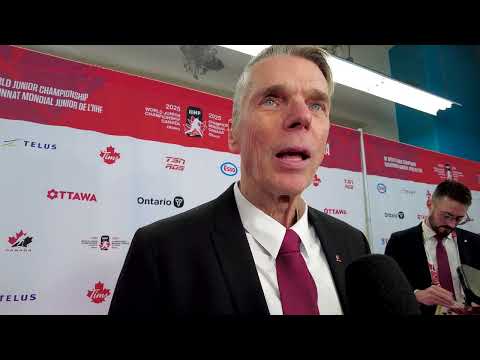 Canada Coach Dave Cameron Answers Questions After Canada's 3-0 Win Over Germany At World Juniors