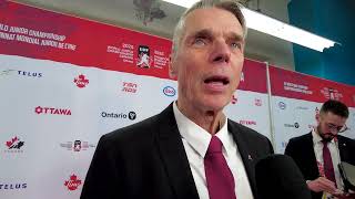 Canada Coach Dave Cameron Answers Questions After Canada's 3-0 Win Over Germany At World Juniors