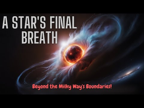 Dying Star's FINAL Moments Caught BEYOND the Milky Way!