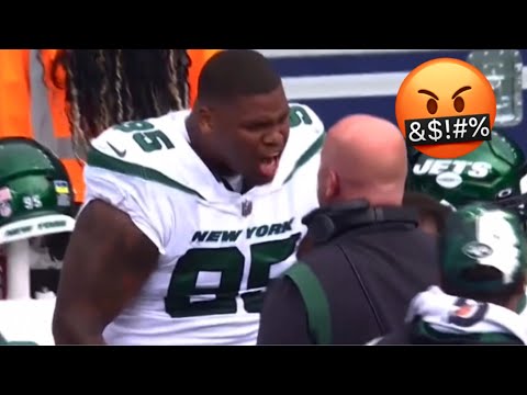 Quinnen Williams and Jets Coach Get into HEATED Argument! 🤬😳 (Bengals Vs Jets) NFL Week 3