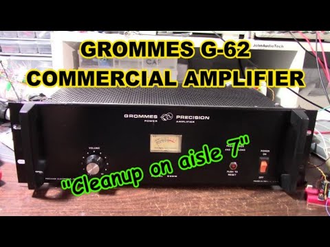 Grommes model G-62 commercial duty amplifier