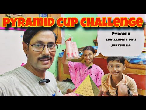 Cup Pyramid Game Khela 😃😍