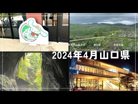 【旅行vlog2024年4月】山口県/秋芳洞/秋吉台/徳山駅/周防大島