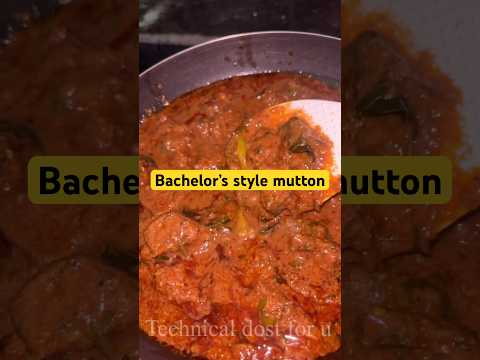 Making and trying mutton curry…😋 #muttoncurry #trending #food #bgt2024 #rice