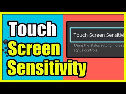 How to Increase the Touch Screen Sensitivity on Nintendo Switch (Easy Tutorial)