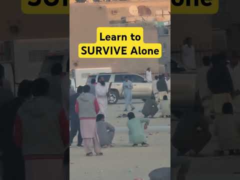 Learn to SURVIVE ALONE ##selfmotivation #motivation #values #lifelessons #lifemotivation #youtube #p