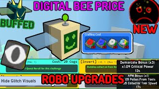 Digital Bee Price, Mind Hack Ability, Vicious Bee Buff | Bee Swarm Simulator Test Realm 2022