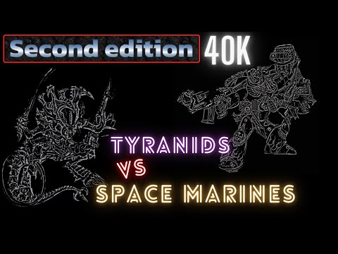 40k 2nd Ed Battle Report (12) Space Marines vs Tyranids 1500pts