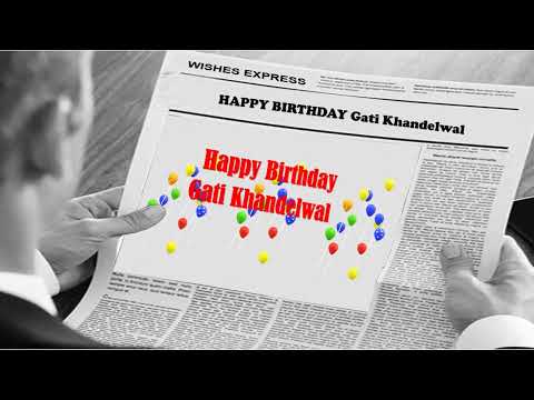 Gati Khandelwal HAPPY BIRTHDAY TO YOU