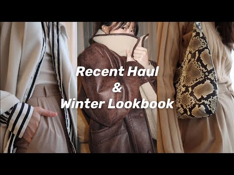 Recent Haul & Winter Lookbook｜近期购物分享｜秋冬穿搭｜Toteme｜The Frankie Shop｜Mango｜Acne