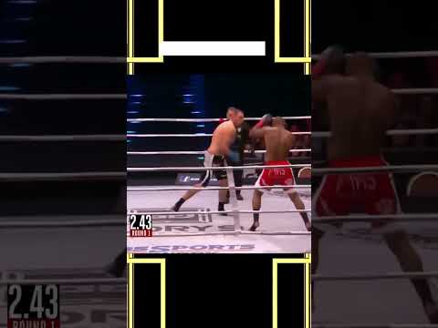 Trading Power Blows: A Knockdown Turned Comeback - Unforgettable KO Moment!  #knockoutpunch