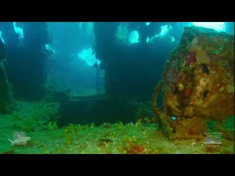 Kensho Maru, Truk Lagoon. Dive this Japanese WWII shipwreck with Blue Lagoon Dive Shop.