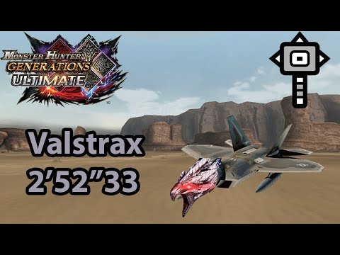 MHGU/MHXX | [G4] Hunter Dojo: Valstrax-ryu - Valstrax/バルファルク (Valor Hammer) 2'52''33 (TA rules)