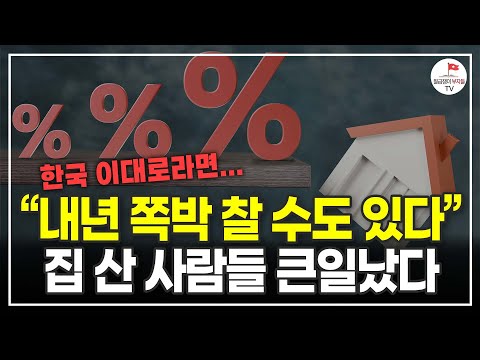 지금 보다 더 하락할지도 모르는 집값, 내년 이렇게 되면 진짜 큰일이다 (서울대학교 국제대학원 원장 김현철)