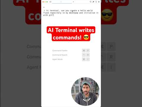 This AI Terminal writes commands for you!