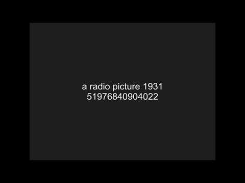 [FICTIONAL] A Radio Picture (1931)