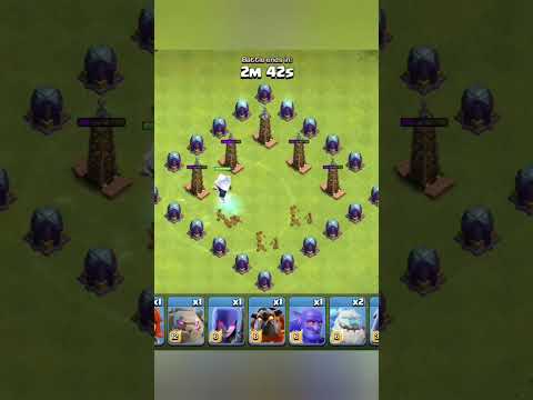 Max Electro titan vs hidden tesla #shortsvideo #gaming #youtubeshorts #clashofclans #coc #shorts