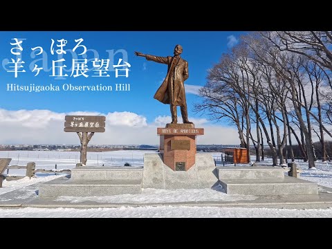 🇯🇵#北海道 【さっぽろ羊ヶ丘展望台】札幌市内で綺麗な雪が堪能できるスポット