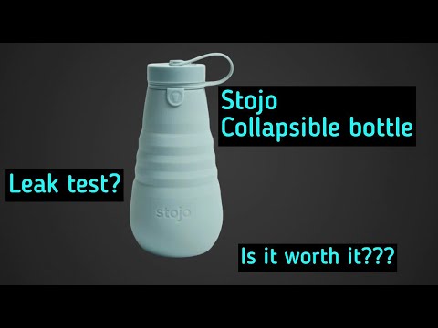 Stojo collapsible bottle- Will it pass the leak test?