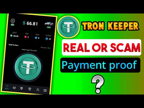 TronKeeper withdraw | new mining mini app bot telegram tron keeper | Telegram new earning project