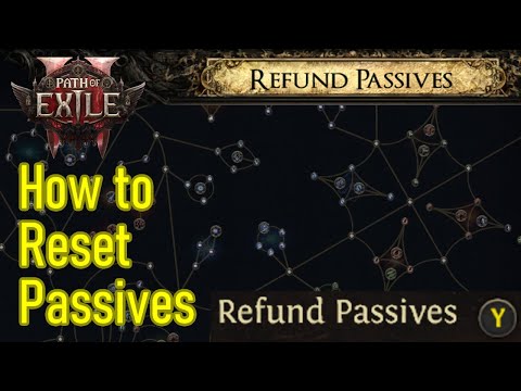 Path of Exile 2 how to reset skill points, passives tree, reset skills, respec guide