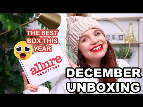 ALLURE BEAUTY BOX DECEMBER 2021 UNBOXING